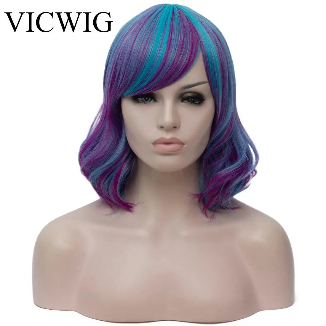 blue wigs for women