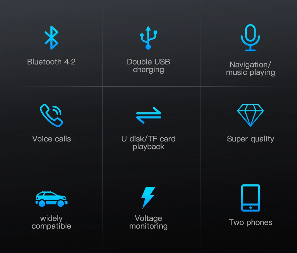 KUULAA автомобильное зарядное устройство с fm-передатчиком Bluetooth приемник аудио MP3 плеер TF карта Автомобильный комплект 3.4A двойное автомобильное usb-устройство для зарядки телефона