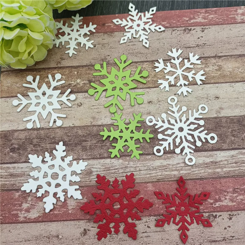 

Lngclown Snowflake Metal Cutting Dies DIY Embossing Dies Cutter Craft Paper Card Scrapbooking Making