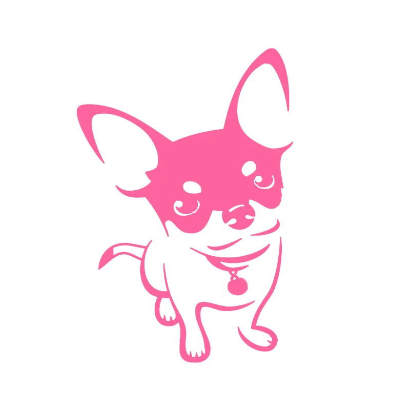 DecalsMe Chihuahua Dog Car Sticker Decal Window Reflective Decoration Decals Vinyl Motorcycle Accessories 13.7CM | Автомобили и