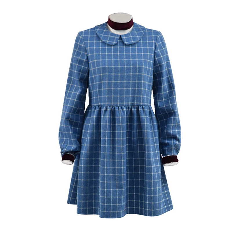 buy Cossky Esther Cosplay Costume Orphan Blue Plaid Dress Full Set Women Gi...