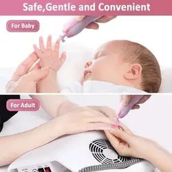 Coupe ongles électrique pour bébés, coupe ongles pour orteils, lime silencieuse pour enfants, soins des ongles, outil de manucure, N2q6 