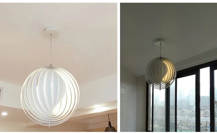 PANTON MOON SUSPENSION LAMP -  white pendant lights