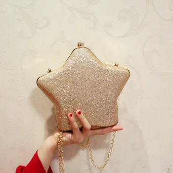

2020 New Arrival Metal Bling Sequin Lady Party Clutch Bag Chain Shoulder Handbags Classical Style Purse Day Evening Clutch Bags