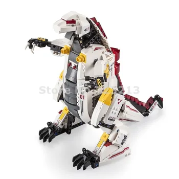 

New Electronic Remote Control King of Monsters Technic Dinosaur Building Block Models Kids Bricks Educational Gift Toys for Kids