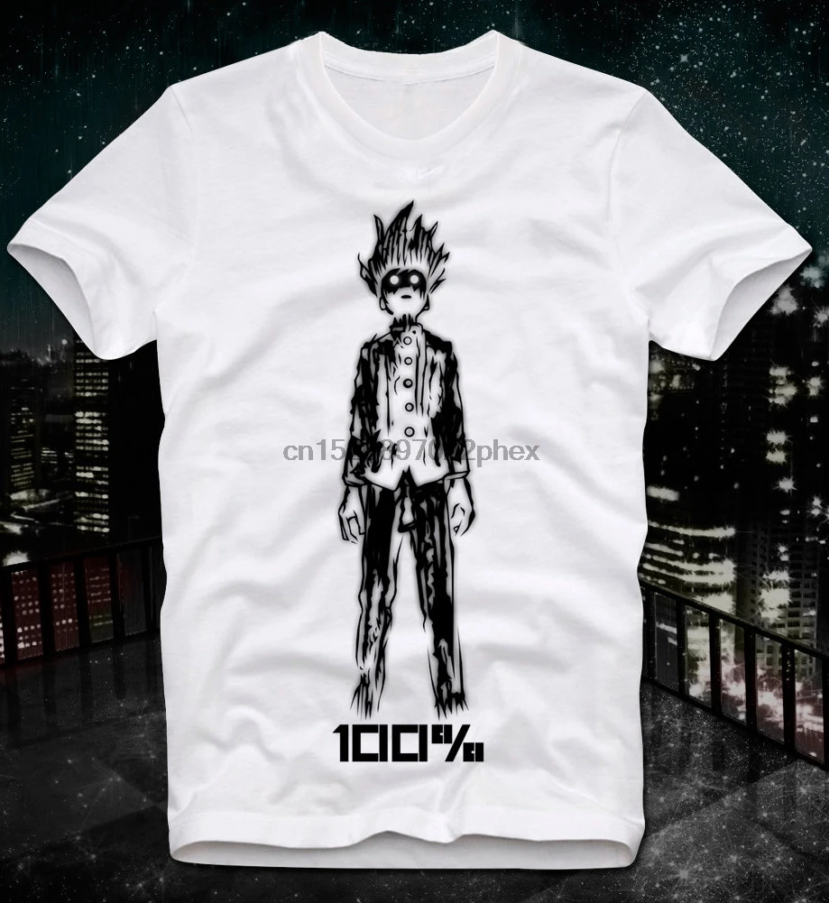 Mob Psycho 100 Explosion Manga Anime Japan Japanese T Shirt Tee men t shirt |