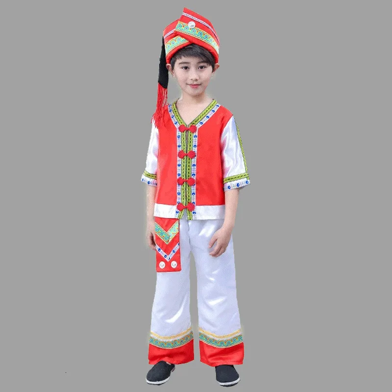 Индивидуальная народная одежда для шоу, Детская Одежда для танцев Lishui, женские шелковые сценические костюмы с тыквой
