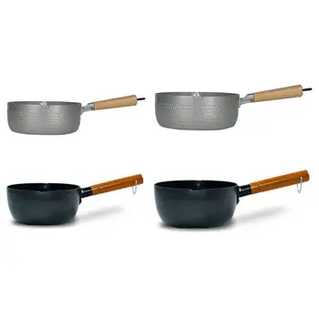 

Saucepan Instant Noodle Pot Food Pan Nonstick Saucepan Coating Soup Pot Household Food-serving Pan Dual Spouts Cookware