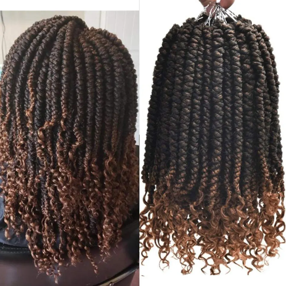 

Bomb Fluffy Twist Crochet Hair Spring Twist Braiding Hair Passion Twist Hair Pre looped Crochet Hair Synthetic Hair Extension