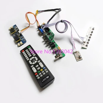 

For LTM190M2-L01/L02/L31/L33 4CCFL USB+HDMI+AV TV Remote 1440*900 LVDS 30Pin signal analog LCD screen controller drive board kit
