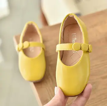

New Kids Baby Toddler Children Wedding Party Dress Shoes Princess Pu Leather Shoes For Girls School Dance Shoes Size 21-36
