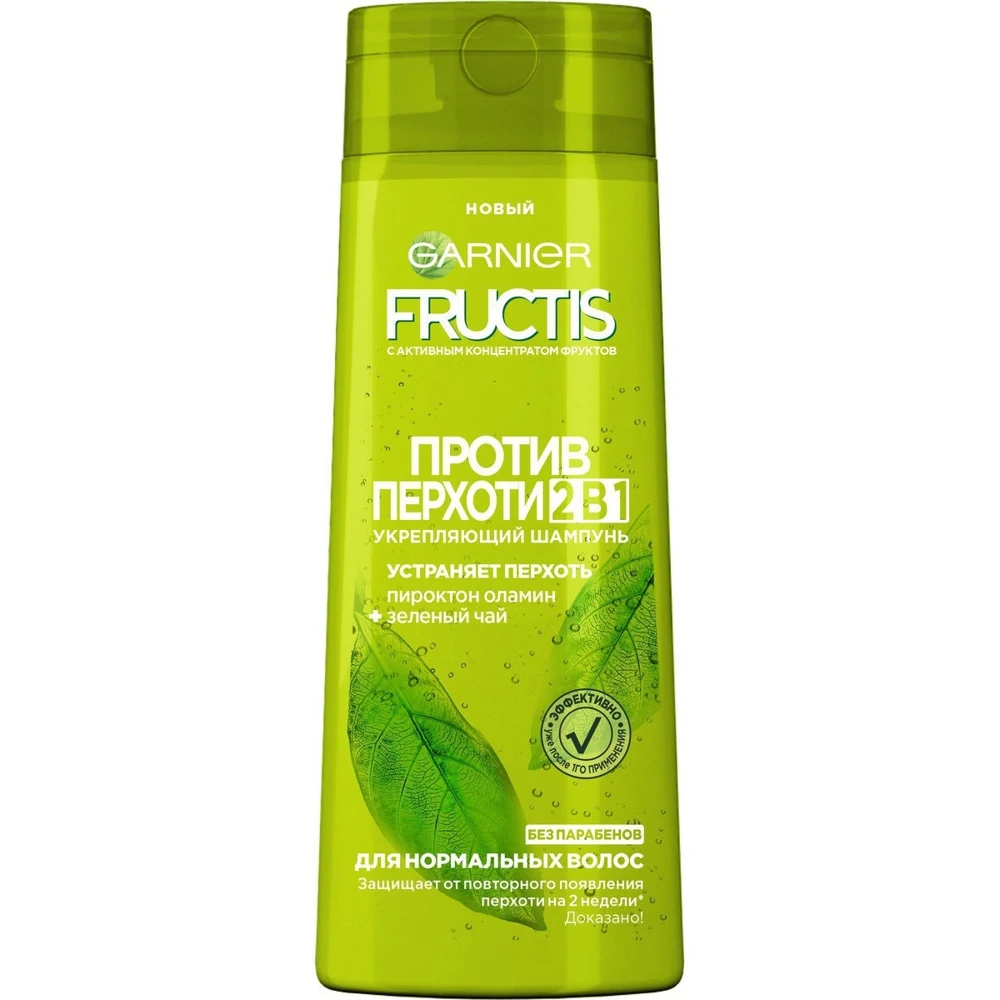 Шампунь против перхоти Garnier Fructis &quotFructis 2 в 1&quot 250 мл | Красота и здоровье