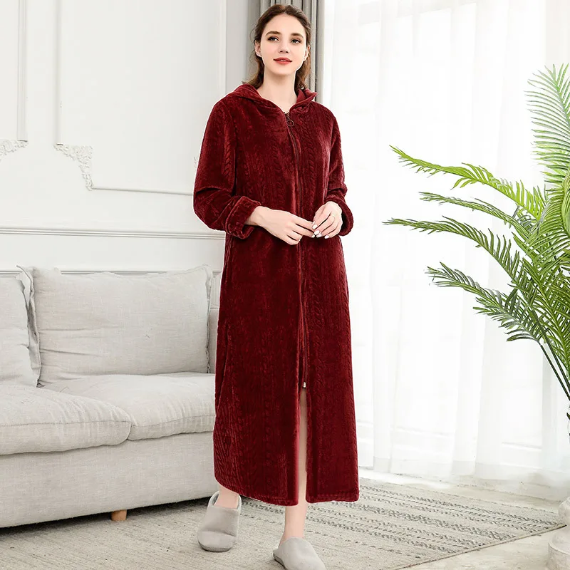 plus size grávida zíper sleepshirts luxo macio