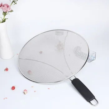 

Frying Pan Grease Splatter Screen Stainless Steel Oil Splash Guard Shield Cooking Oil Proofing Lid