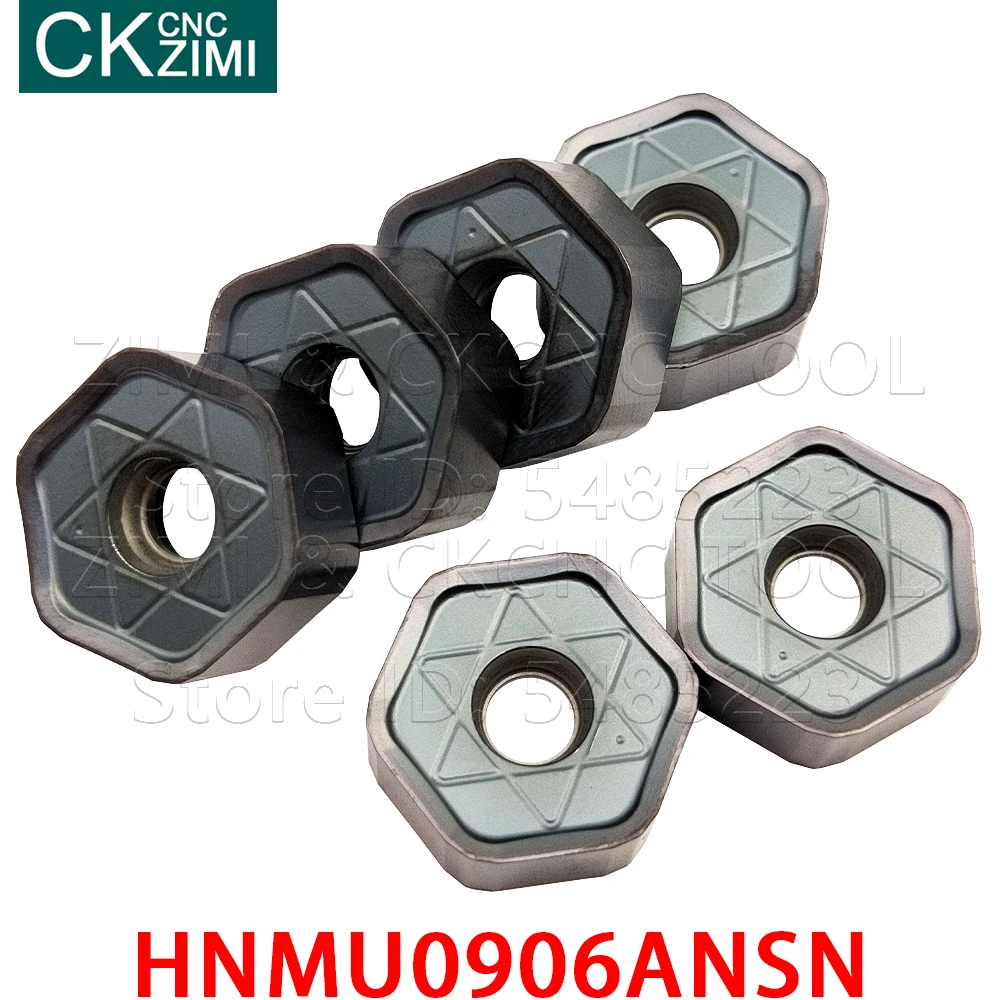 2 flute end mill HNMU0906ANSN HNMU 0906 ANSN carbide inserts Fast feed heavy cutting CNC milling inserts tools CNC for Die steel stainless steel handwheel Machine Tools & Accessories