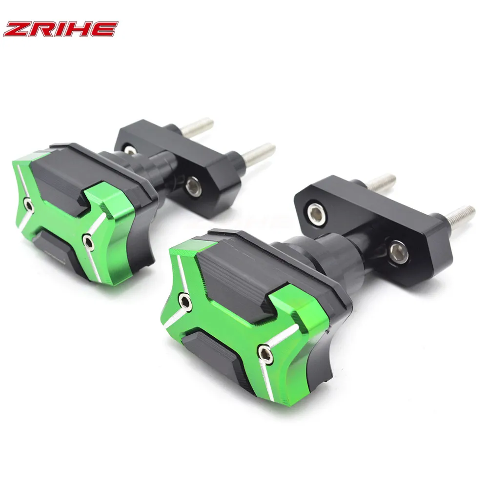 

With Z800 logo Motorcycle cnc aluminum frame Crash Pads Engine Case Sliders Protector For Kawasaki Z800 ZR800