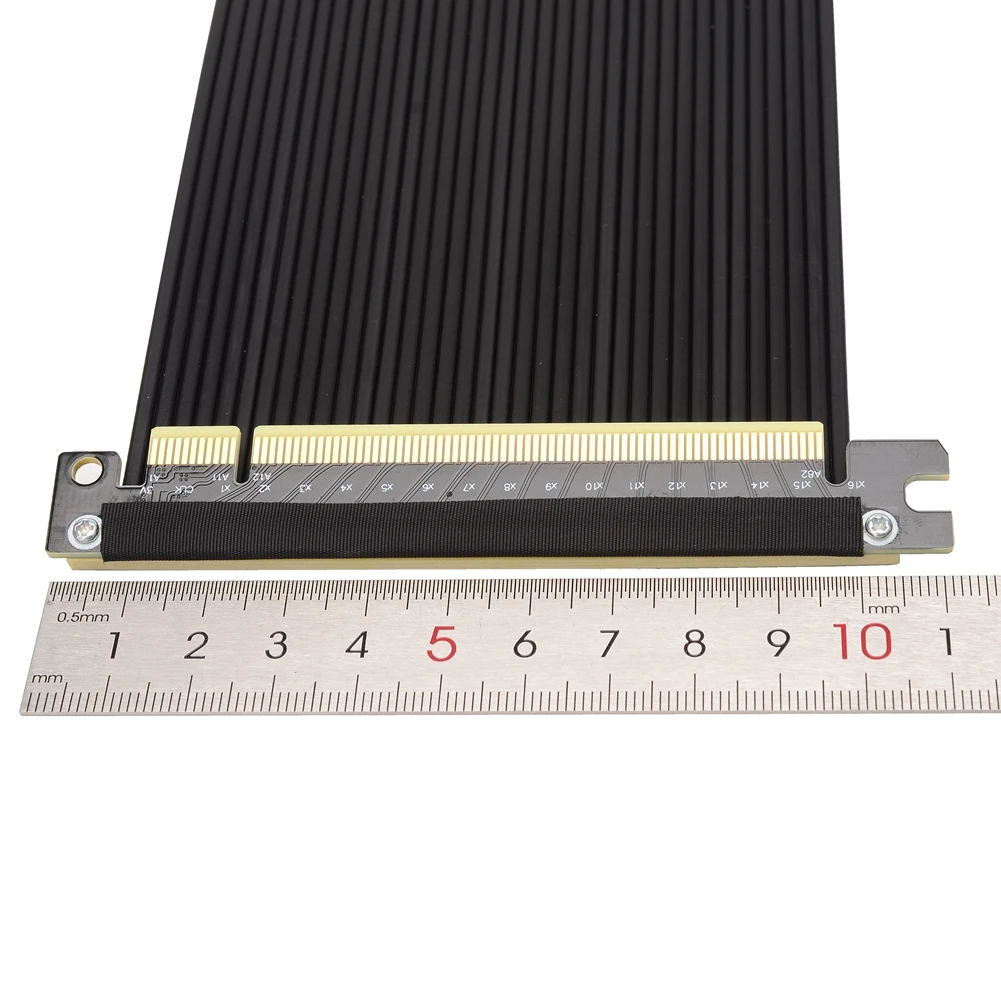 High-Speed Flexible PCIE 4.0/3.0 X16 Riser Cable - 180 Degree GPU Extension for RTX 4090, 4080, 4070, RX 7900 XT Description Image.This Product Can Be Found With The Tag Names Computer Cables Connecting, Computer Peripherals, PC Hardware Cables Adapters, Pcie riser cable