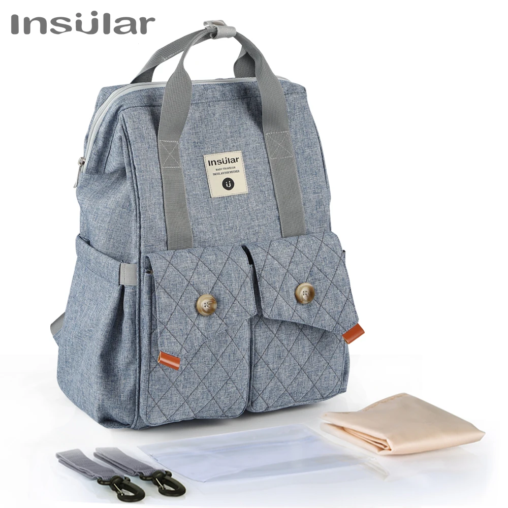 

Fashion Diaper Bag Backpack Waterproof Nylon Large Capacity Travel Stroller Organizer Nappy Changing Mom Maternity Shoulder Bags