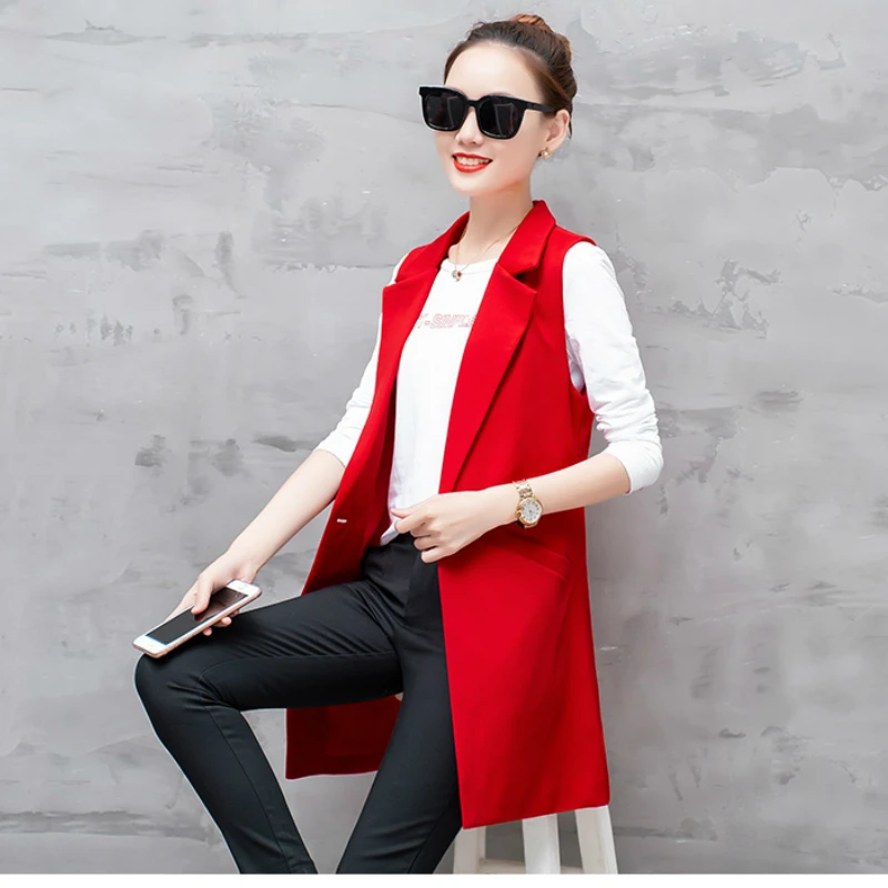 Red vest plus size Clearance