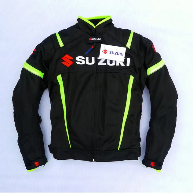 Мотоциклетная MTB велосипедная MX куртка для Suzuki мотокросса, спортивные черные куртки с защитой