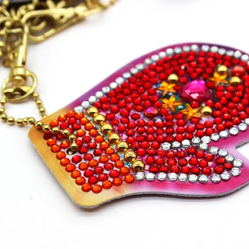 

Keychain Diamond Painting Full Drill Pendant Kits Key Crafts Spare Parts