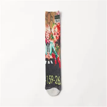 

POBPOP Fashion Ladies Socks Graffiti Style Street Socks Fashion Trends Street Style Super Fire Fashion Items