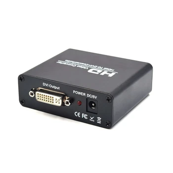 

1080P NK-X5 HDMI to DVI Video Converter with Sound Coaxial Out 3.5mm Jack Audio Switcher for Hd Video(EU Plug)