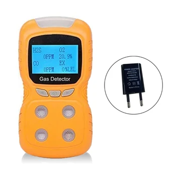 

LCD 4 in 1 Toxic Gas Alarm Detector CO O2 H2S Oxygen Monitor Gas Analyzer Meter R7RD