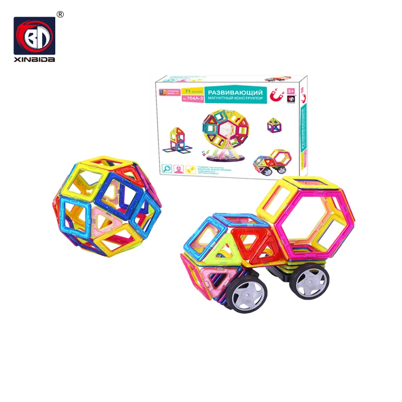 

BD brand ROSH ABS 3D DIY magical magentic building blocks early eduction puzzle magnetic plastic toys