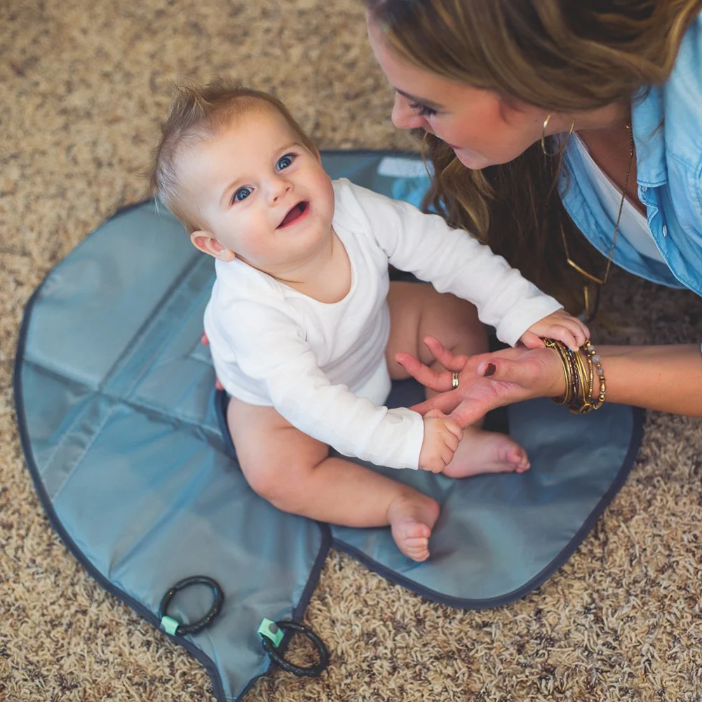 Newborn Baby Portable Diaper Changing Pad Outdoor Waterproof Baby Diaper Changing Pad Foldable Nappy Mat Clutch