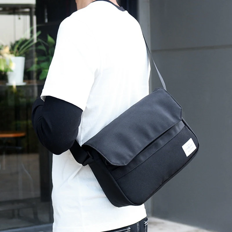 Мужская сумка-тоут, новая модная мужская нейлоновая кожаная сумка-мессенджер, мужская сумка на плечо, деловая сумка, сумки для прогулок с ремешком через плечо