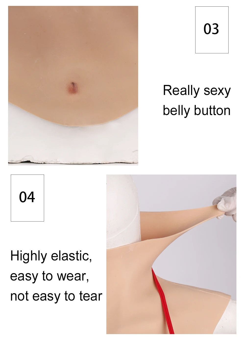 Eyung Liquid Silicone Filled Breast Forms Huge Big Boobs Tit For Crossdressing Transgender Cosplay Male to Female Boobs Sex Meme (4)