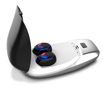 

Gorgeous True Wireless Earbuds TWS Earphones Headphones ecouteur Blue Tooth Truely Wireless TWS Headset With Charging Case