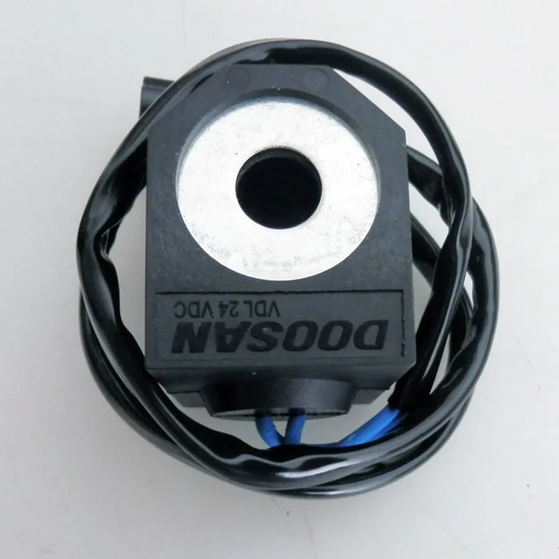 Daewoo Doosan Piloto Válvula Solenóide Bobina Escavadeira Dh1507 2205