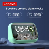 Lenovo TS13 Portable Bluetooth Wireless Speaker Bass LED Alarm clock Wireless 3