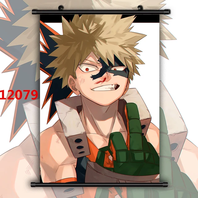 Boku no Hero Academia  Bakugou Katsuki Midoriya Izuku Yaoi  HD Print Wall Poster Scroll 12079