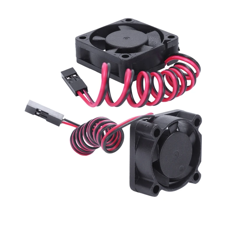 BEST2Pcs для радиоуправляемой модели автомобиля Esc 3010 Вентилятор охлаждения двигателя для дистанционного управления автозапчасти аксессуары, 30X30 мм и 25X25 мм