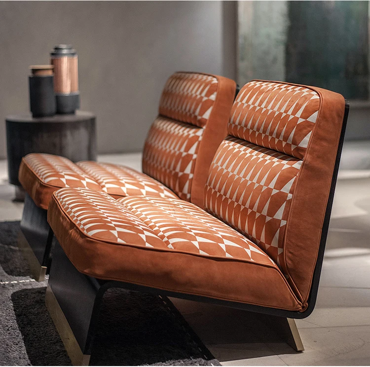 Light Luxury Single Sofa Chair Design Creative Geometric Minimalist Lounge Chairs Hotel Villa Sample Room Relaxing Lounger