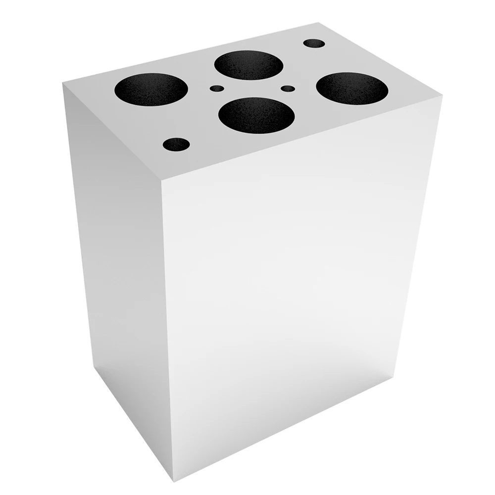 

Interchangeable Heating Block 4x15ml for Four e's Scientific LED Digital Mini Dry Bath Incubator Model No.TC0401006 TC0401005