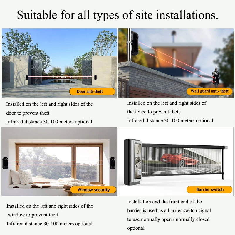 Охранная сигнализация инфракрасная охранная с функцией обнаружения