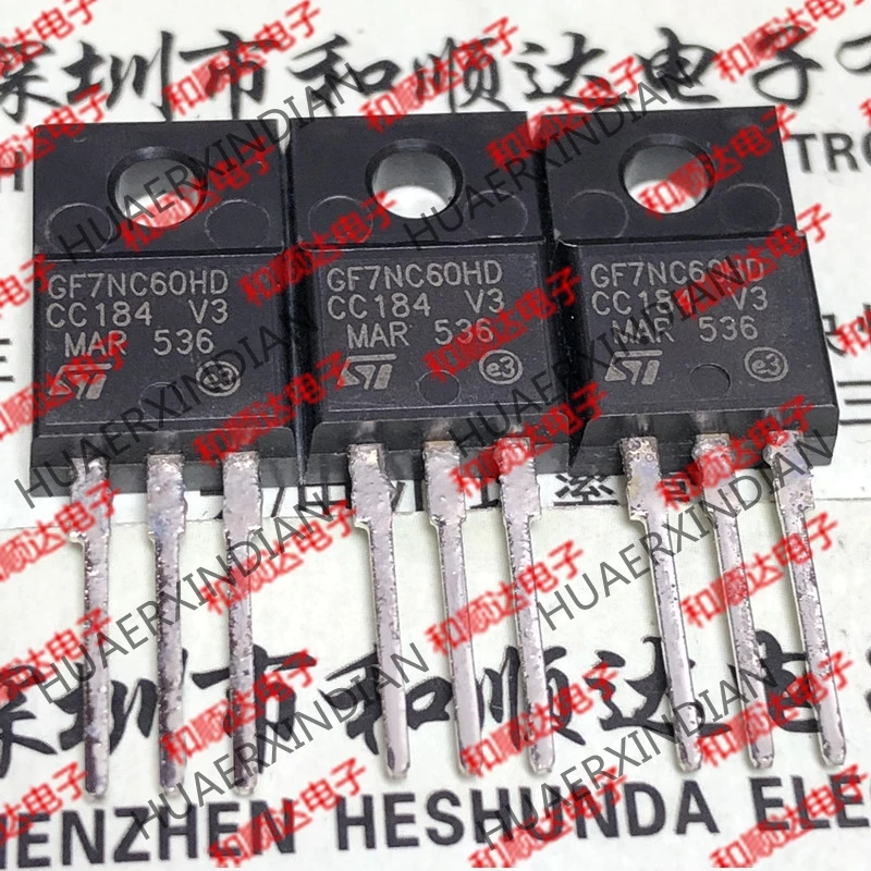 20 шт./лот GF7NC60HD STGF7NC60HD TO-220F 600V 14A