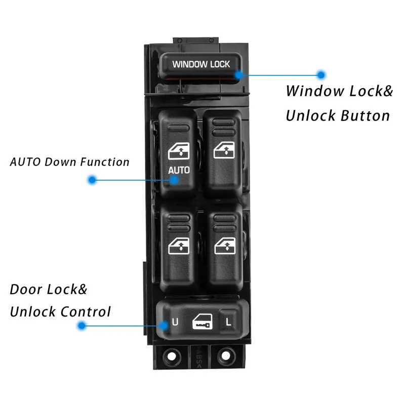 yaopei interruptor mestre de janela interruptor para janela elétrica para chevrolet taenvolvimento
