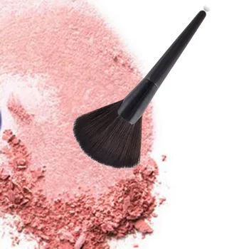 

2020 Fan Brush Cosmetic Brush Makeup Tools Blending Beauty Make Up Brush Bright Black High-end Soft Fine Easy To Use