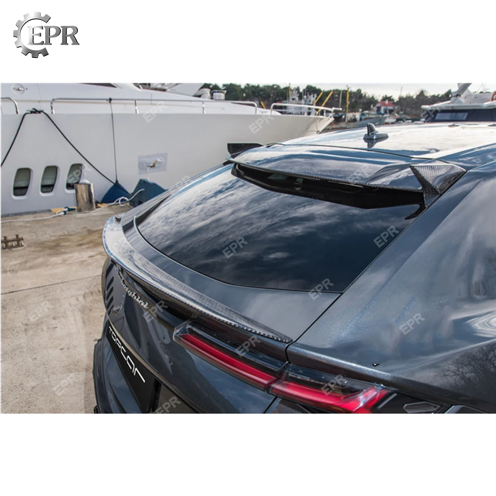Автомобильный Топ Дизайн задний Duckbill отделка спойлера ДЛЯ Lamborghini Urus TPC стиль покрытие из углеродного волокна крышка для губ комплект тюнинг URUS Racing