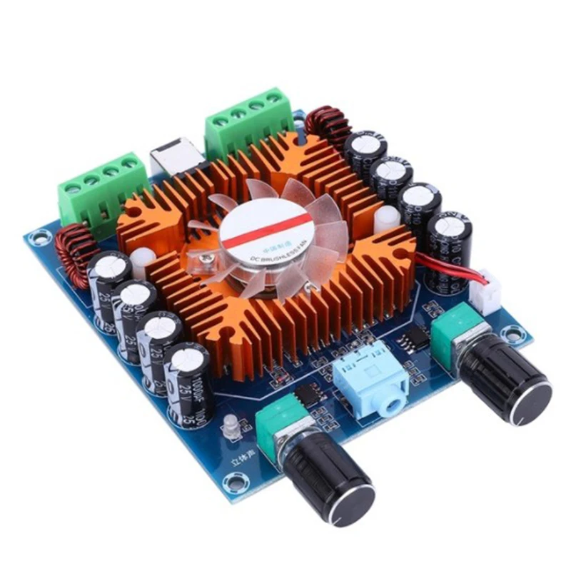 XH A372 TDA7850 Four Channel 50Wx4 HIFI Car Stereo o Amplifier Board Subwoofer Amplifier Bass AMP Home Theater
