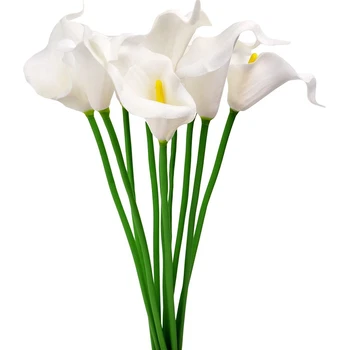 

10 PCS Mini Calla Lily Simulation Flower Simulation Plant Home Decoration