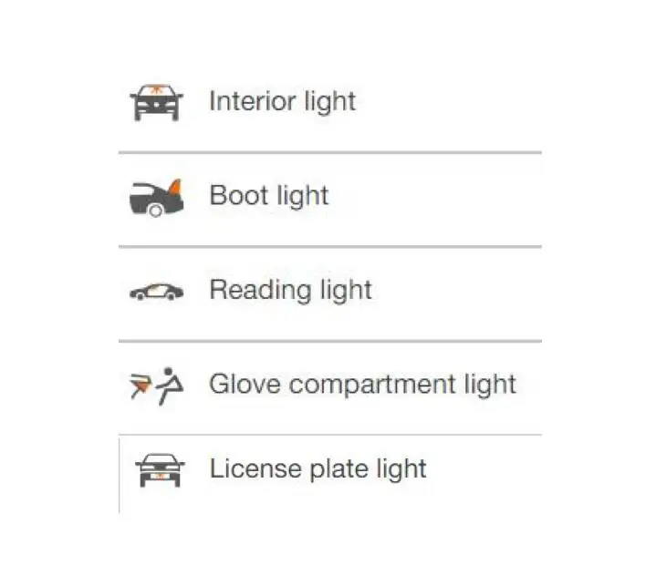Внутренние светодиодные автомобильные фонари для Lancia Ypsilon 312 хэтчбек лампы для автомобилей номерного знака свет 10 шт - Испускаемый цвет: ypsilon 312 hatch
