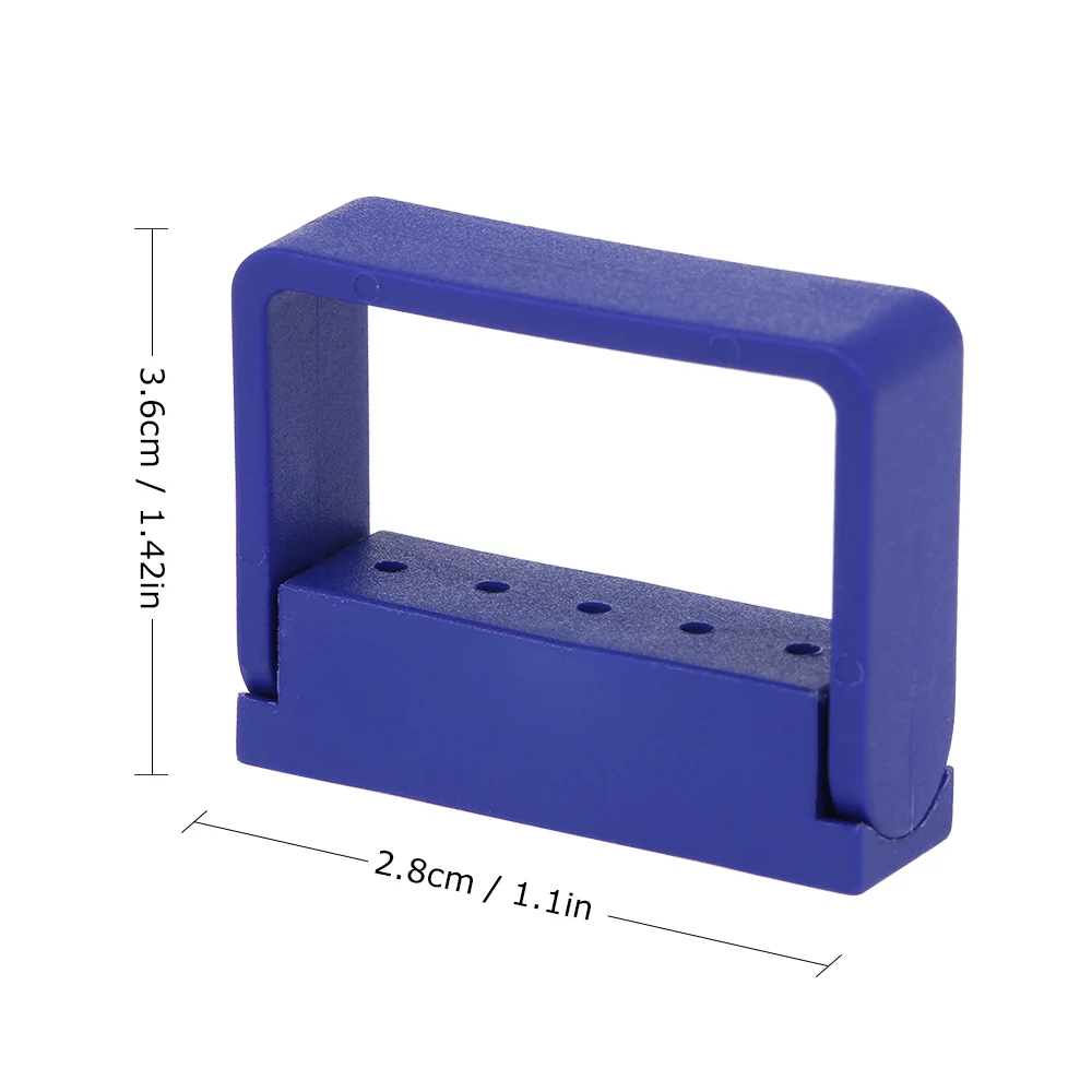 10 отверстий зубные алмазные боры держатель Блок для оральных зубов шлифовальный станок держатель лабораторное оборудование для высокоскоростных зубных боров