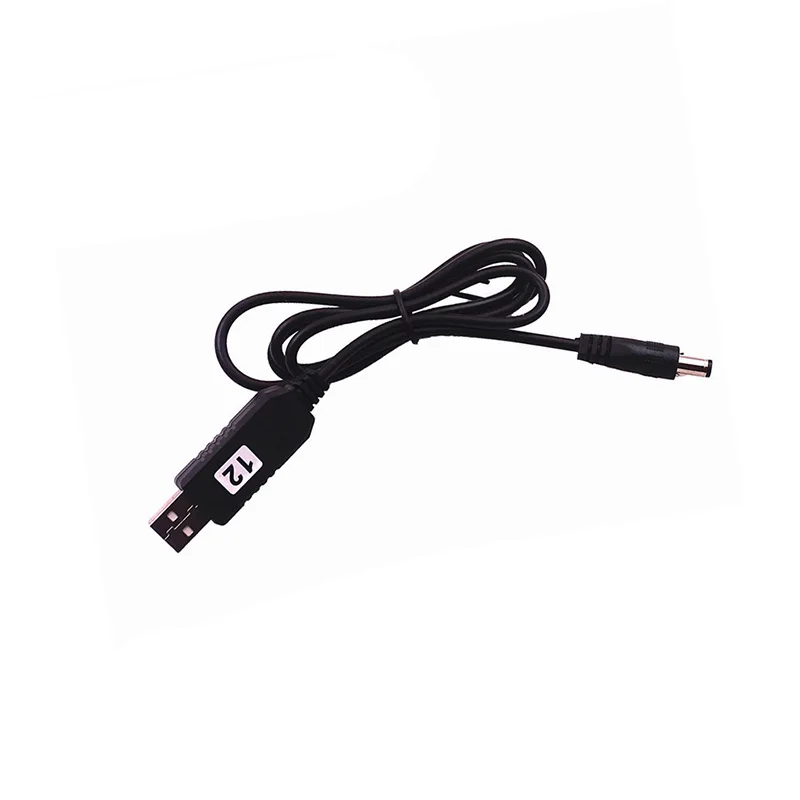 Power adapter power supply module USB Power Boost Line DC 5V to DC 5V 9V 12V Step UP Module USB Converter Adapter Cable 2.1x5.5mm 2.1*5.5mm Plug Length 1m