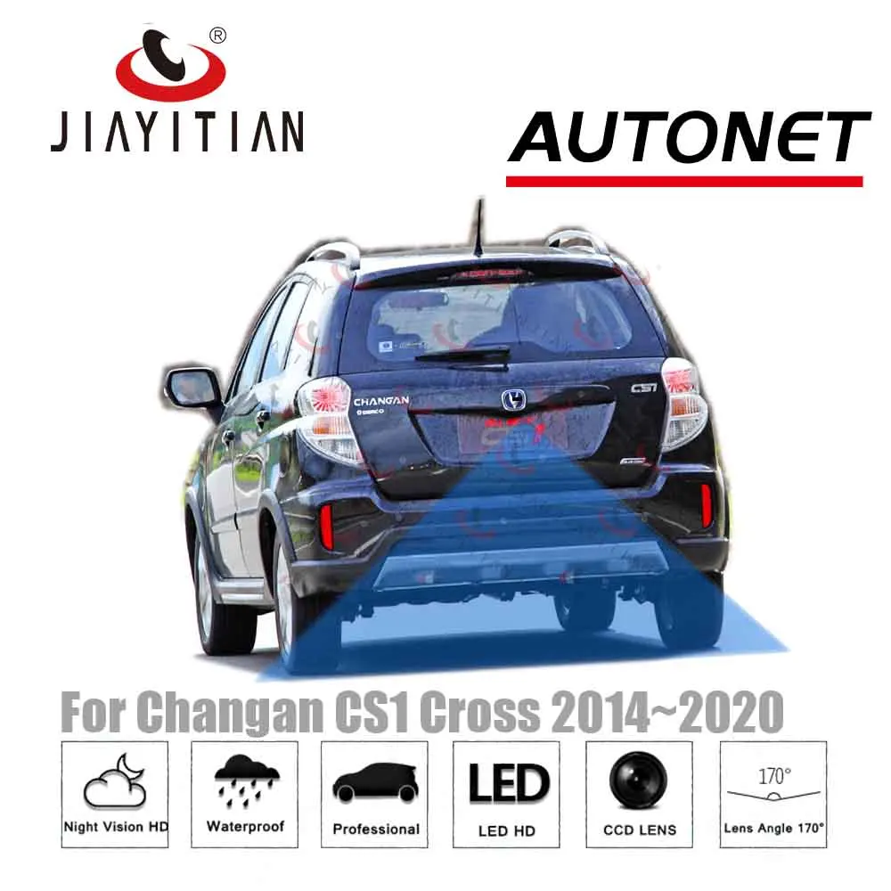 JiaYiTian камера заднего вида для Changan CS1 Cross Changan CX20~ CCD камера заднего вида